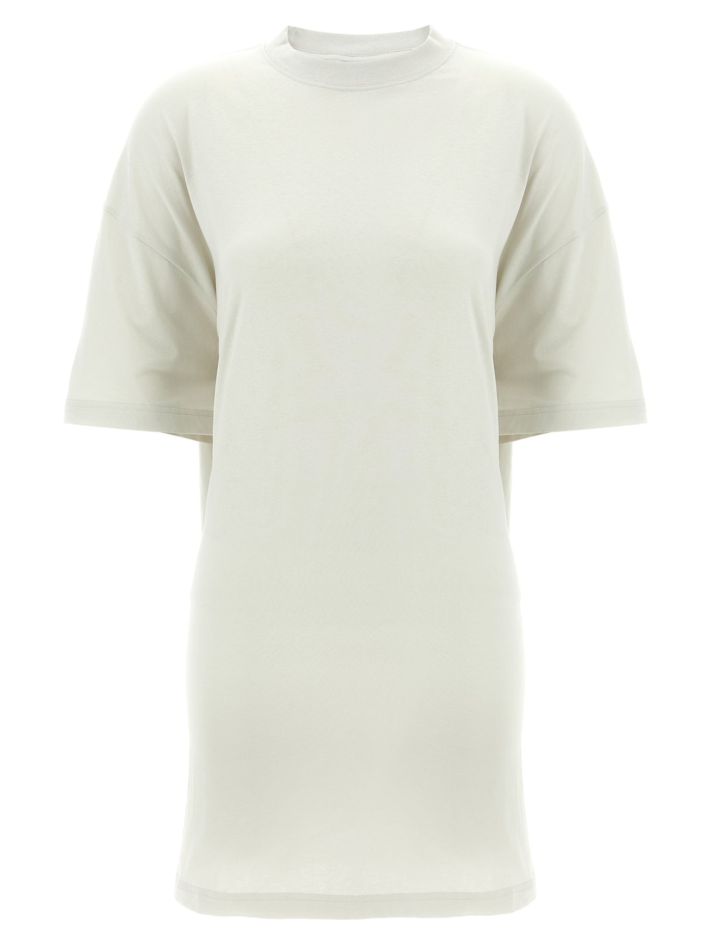 Gray Cotton Short Dress