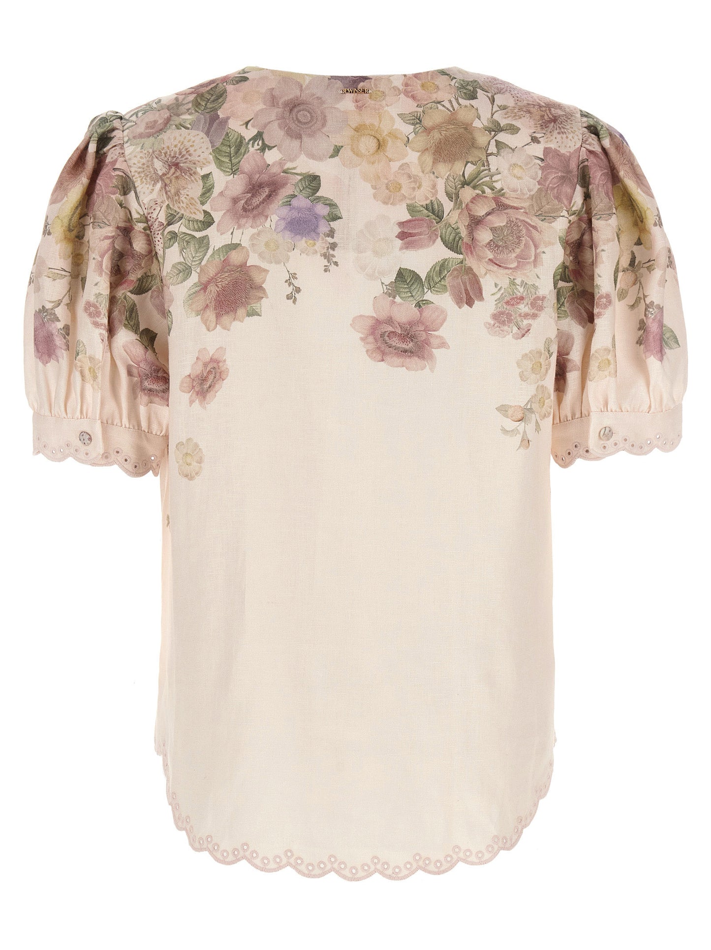 Multicolor Linen Blouse
