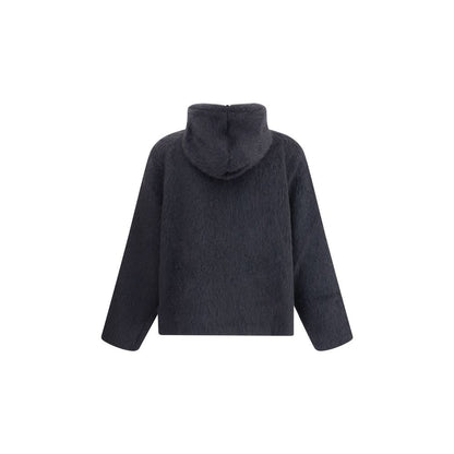 Black Wool Sweatshirt