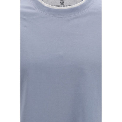 Blue Cotton T-Shirt