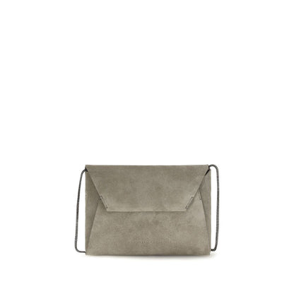 Gray Calf Leather Bos Taurus Shoulder Bag