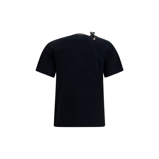 Black Cotton T-Shirt