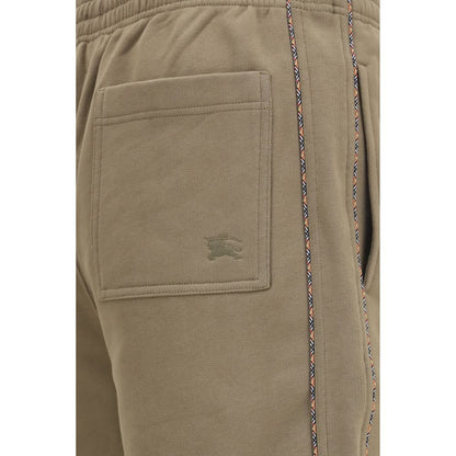 Brown Cotton Bermuda Shorts