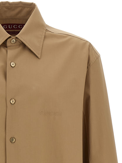 Beige Cotton Blouse