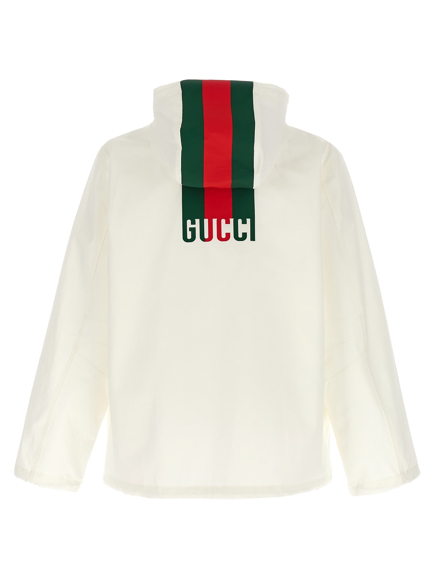 White Cotton Shell Jacket