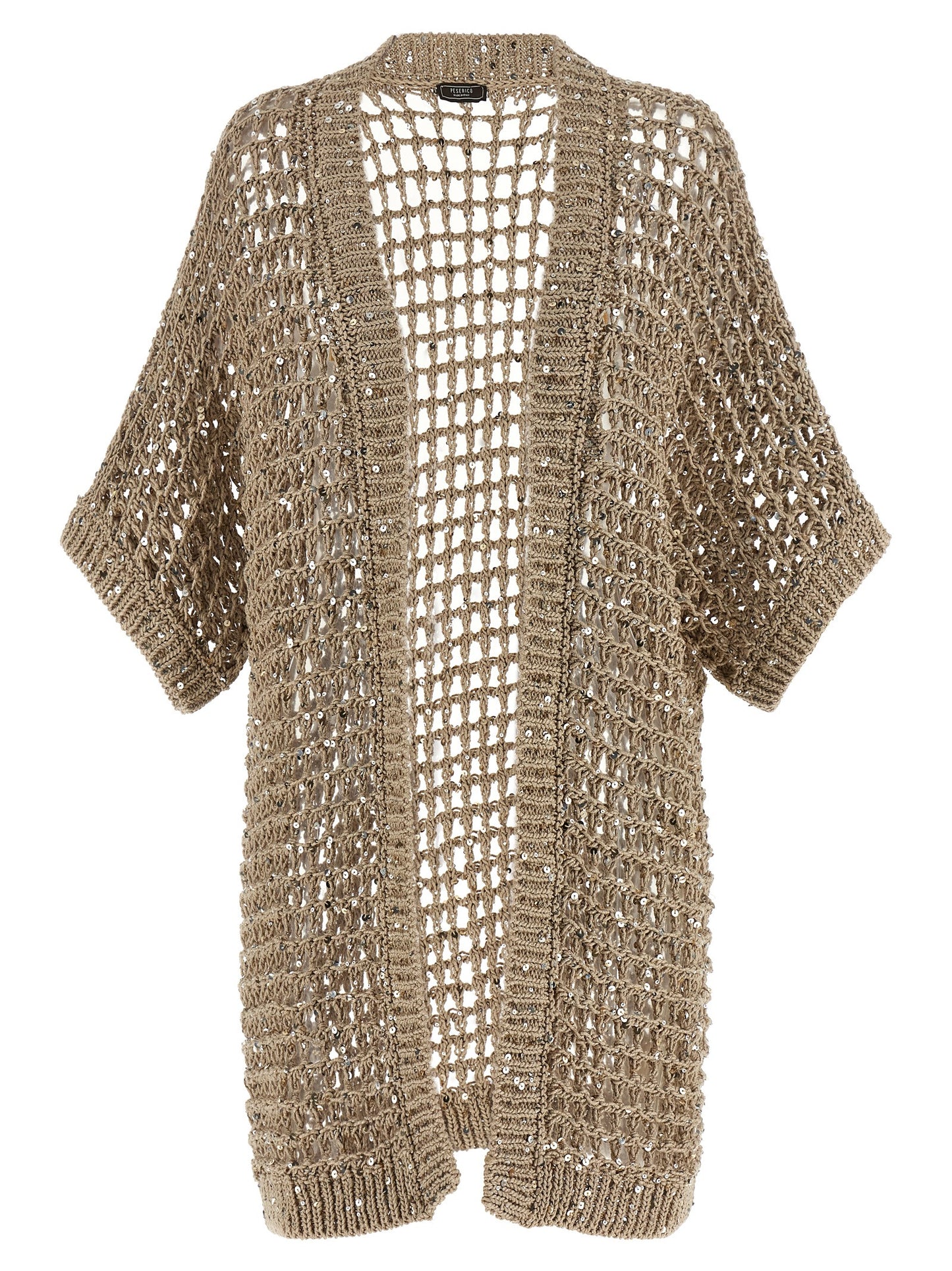 Beige Cotton Cardigan