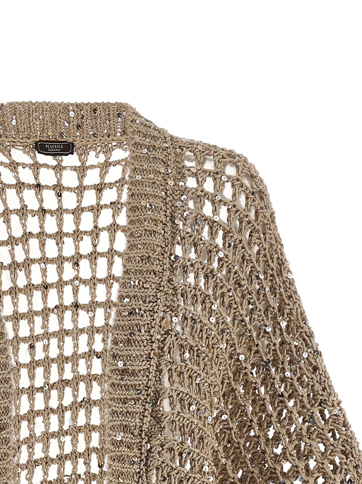 Beige Cotton Cardigan