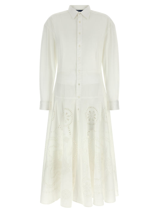 White Cotton Midi Dress