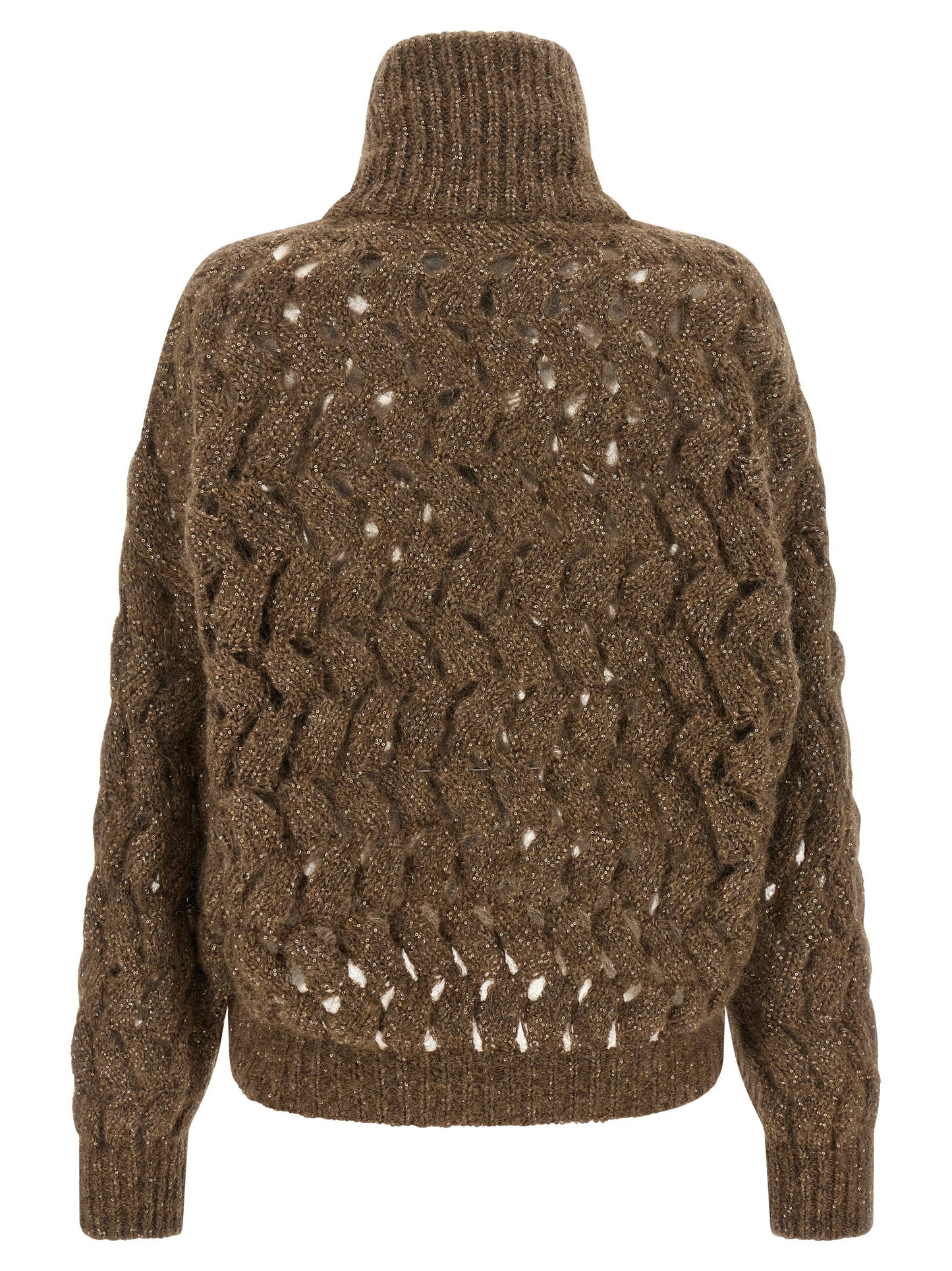 Brown Wool Cardigan