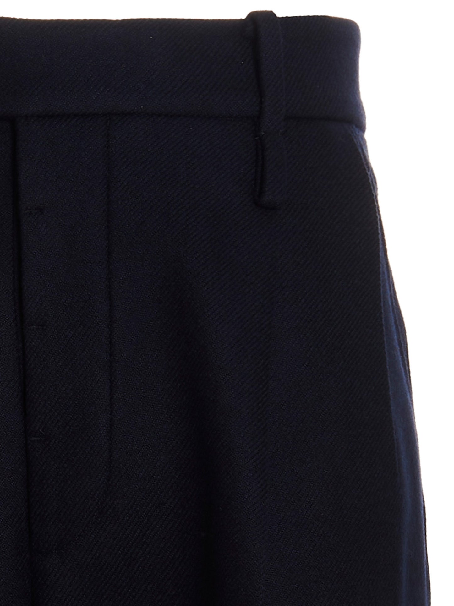 Blue Cashmere Casual Pants