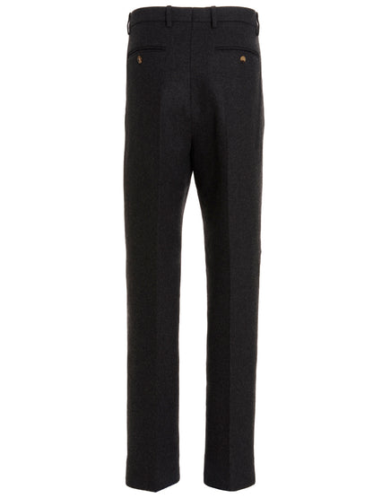 Gray Wool Dress Pants