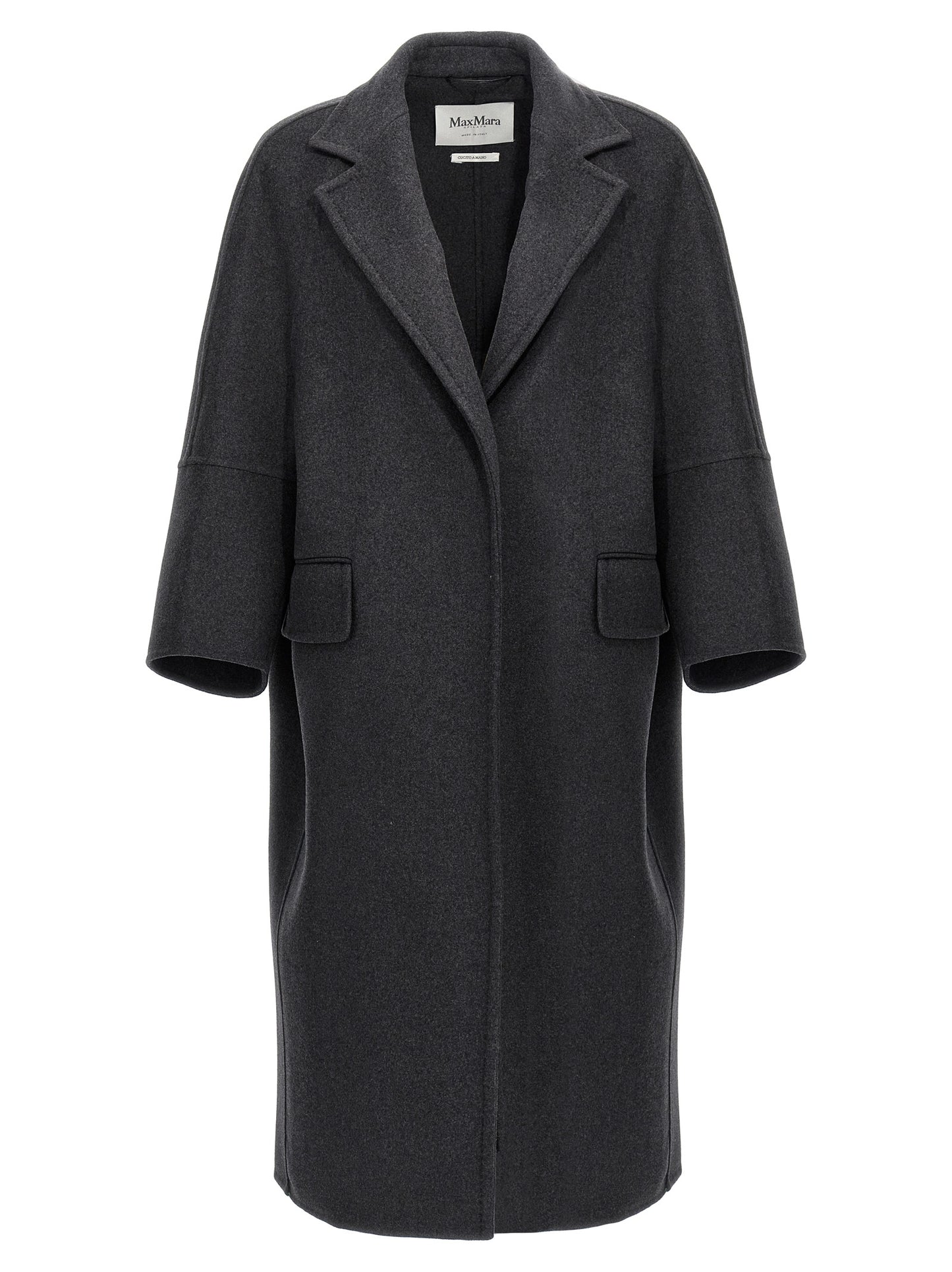 Gray Virgin Wool Coat