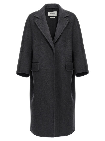 Gray Virgin Wool Coat