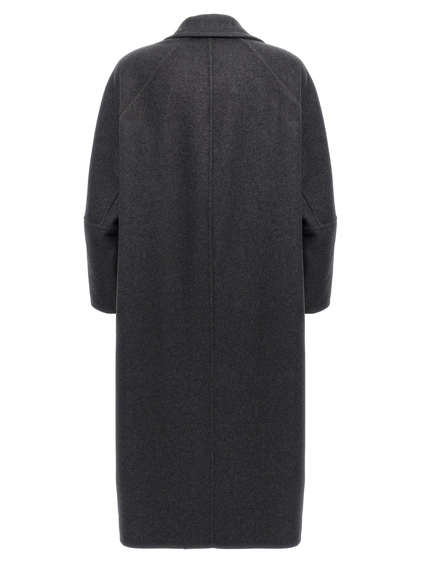 Gray Virgin Wool Coat