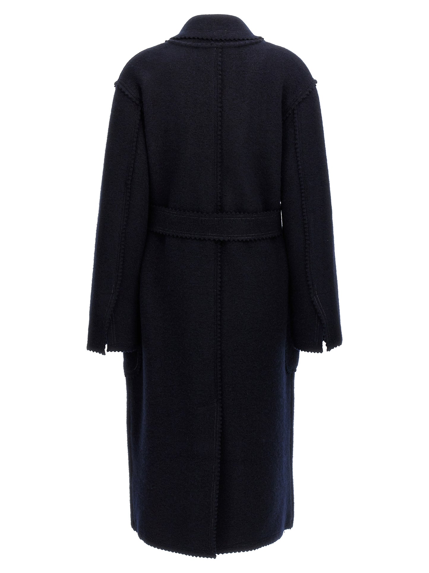 Blue Wool Coat
