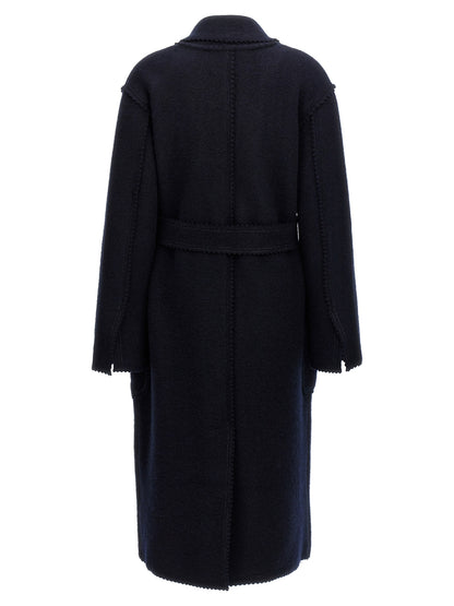 Blue Wool Coat