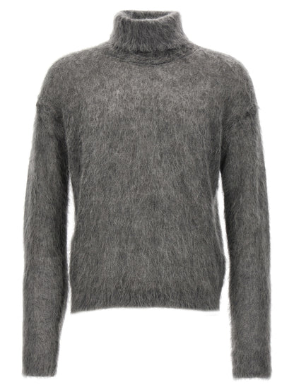 Gray Wool Cardigan