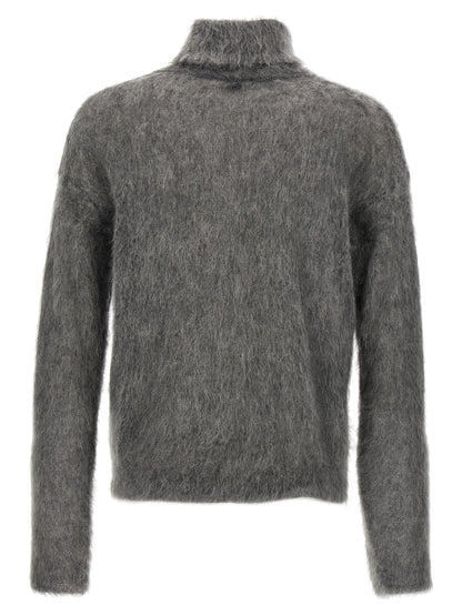 Gray Wool Cardigan