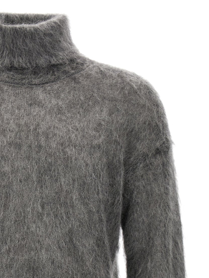 Gray Wool Cardigan