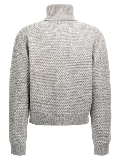 Gray Cashmere Cardigan