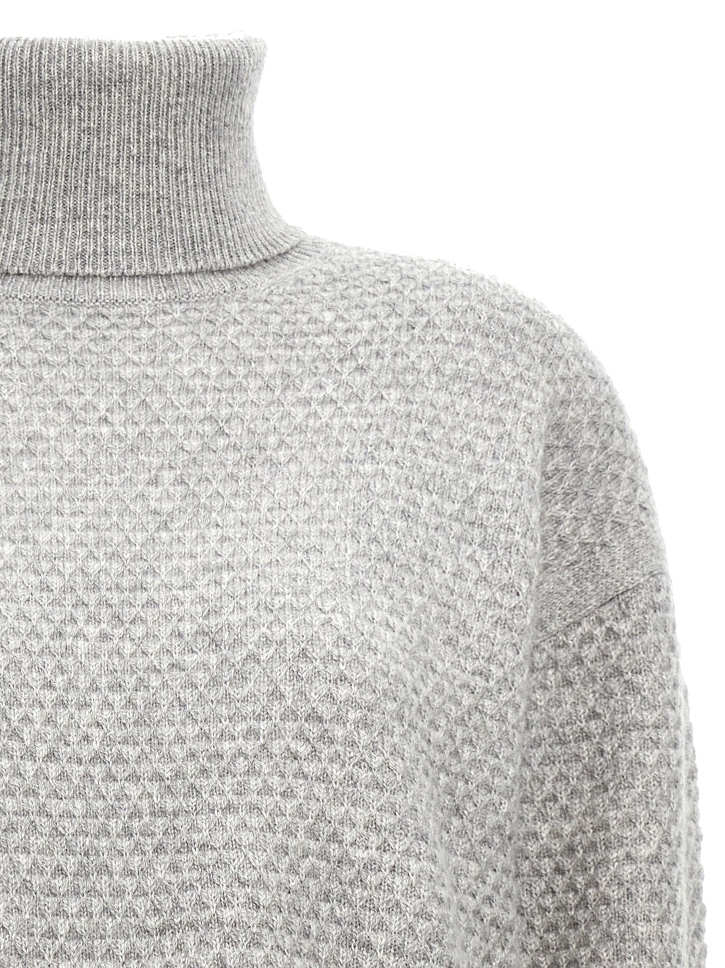 Gray Cashmere Cardigan