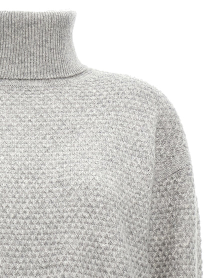 Gray Cashmere Cardigan