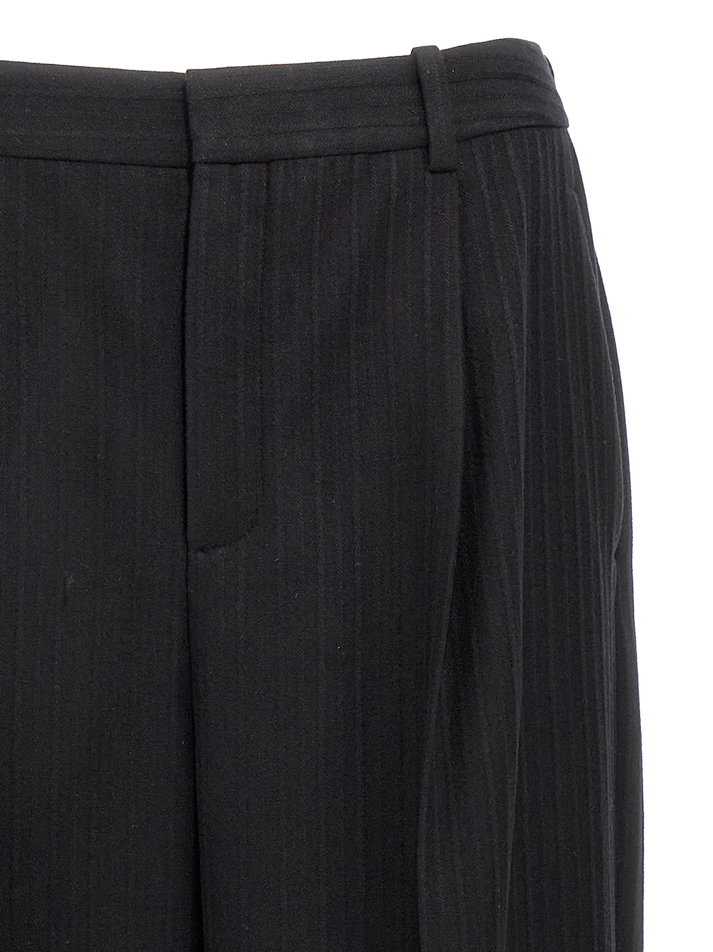 Black Wool Dress Pants