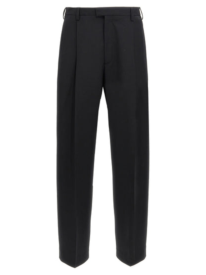 Black Polyester Dress Pants