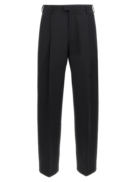 Black Polyester Dress Pants