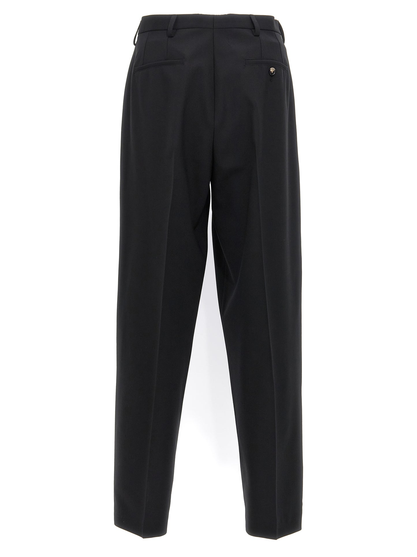 Black Polyester Dress Pants