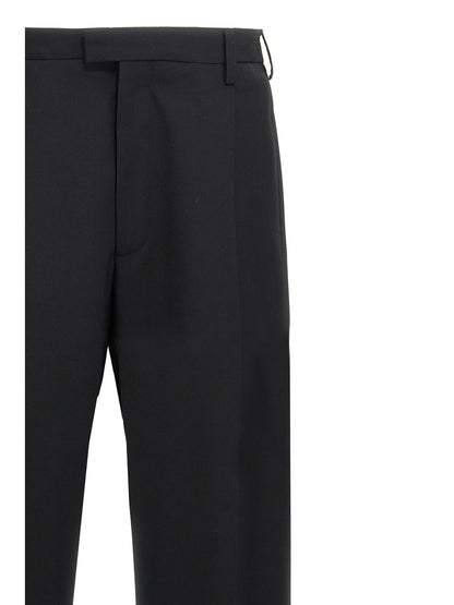 Black Polyester Dress Pants