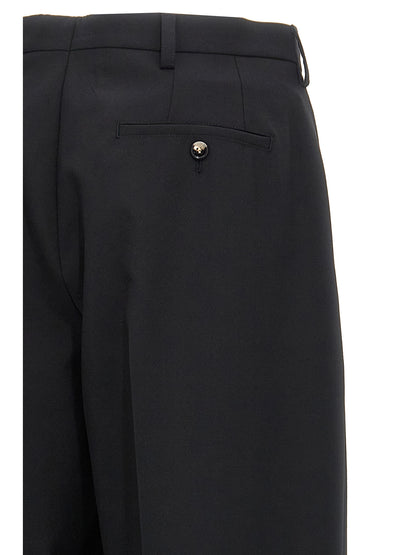 Black Polyester Dress Pants