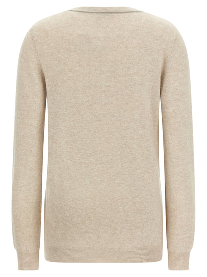 Beige Cashmere Cardigan
