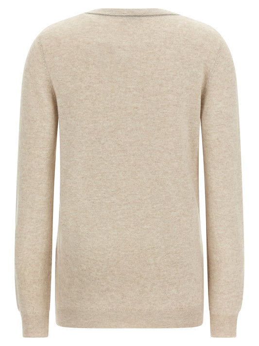 Beige Cashmere Cardigan