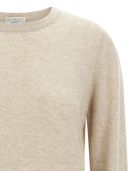 Beige Cashmere Cardigan