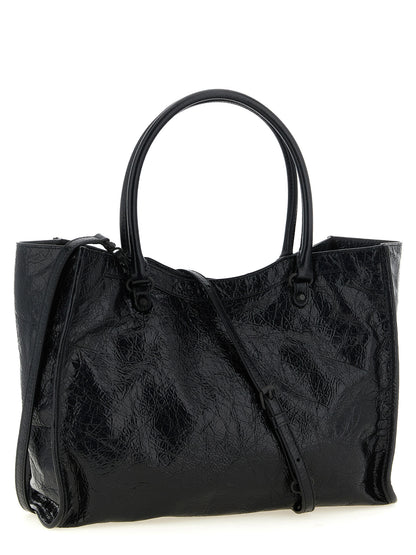 Black Lamb Leather Tote Bag