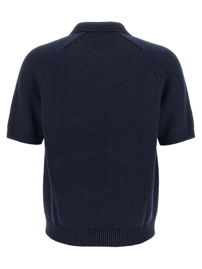 Blue Linen Cardigan