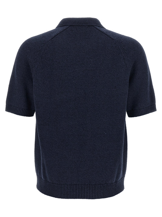 Blue Linen Cardigan