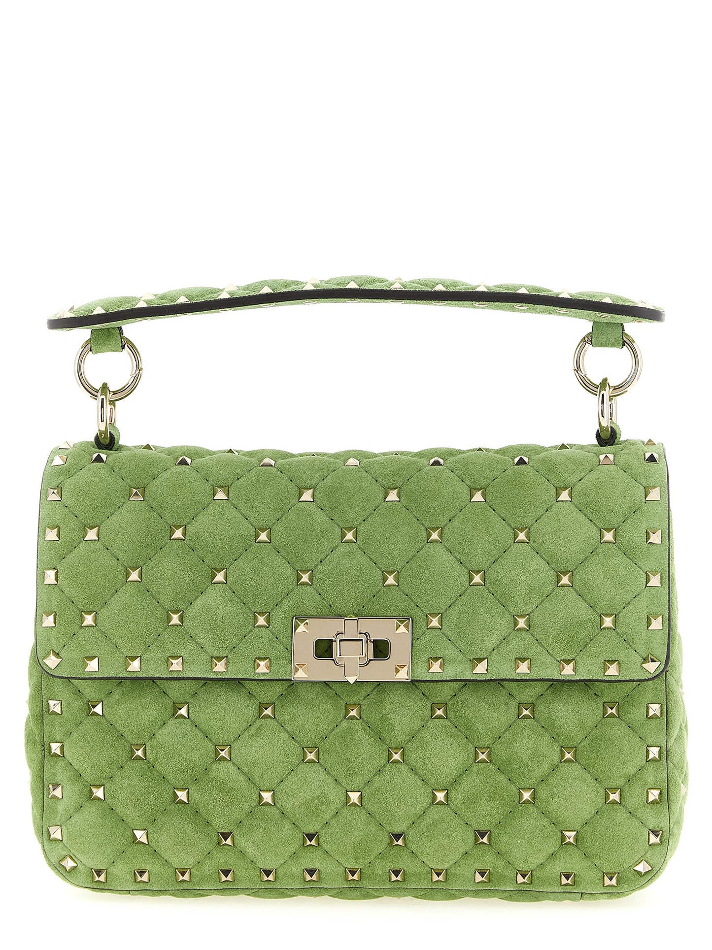 Bicolor Calfskin Shoulder Bag