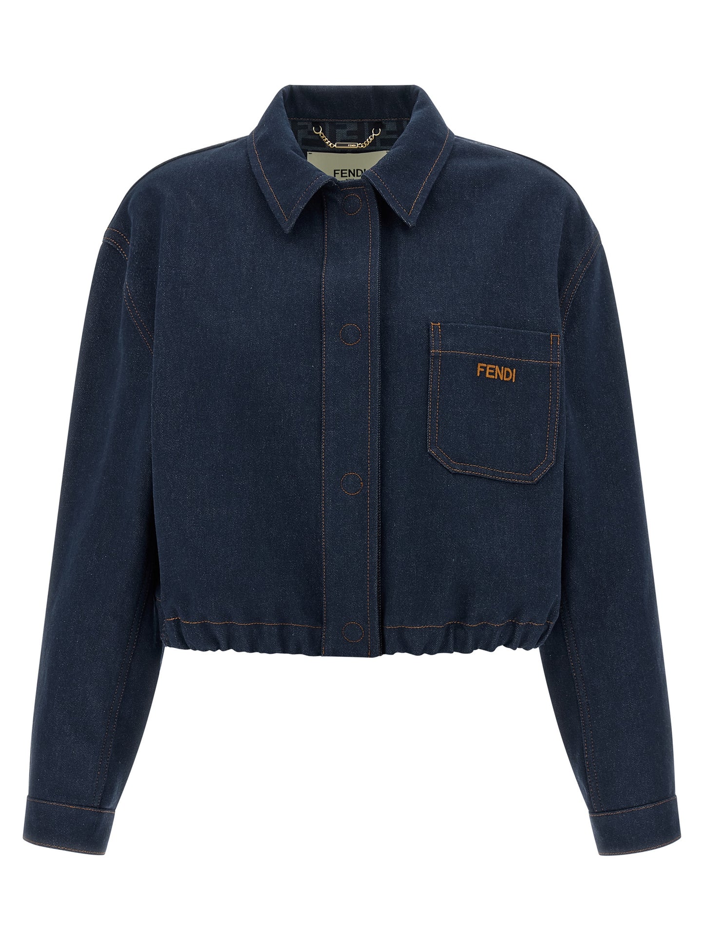 Blue Cotton Denim Jacket