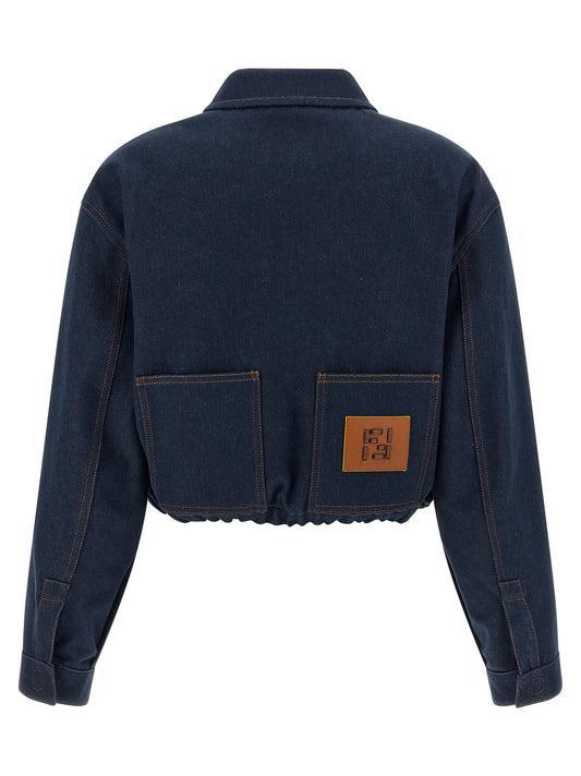 Blue Cotton Denim Jacket