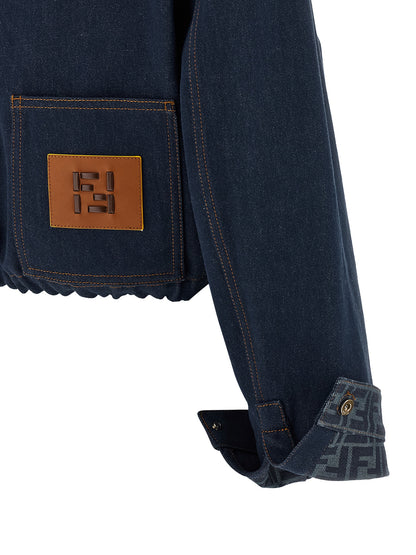 Blue Cotton Denim Jacket