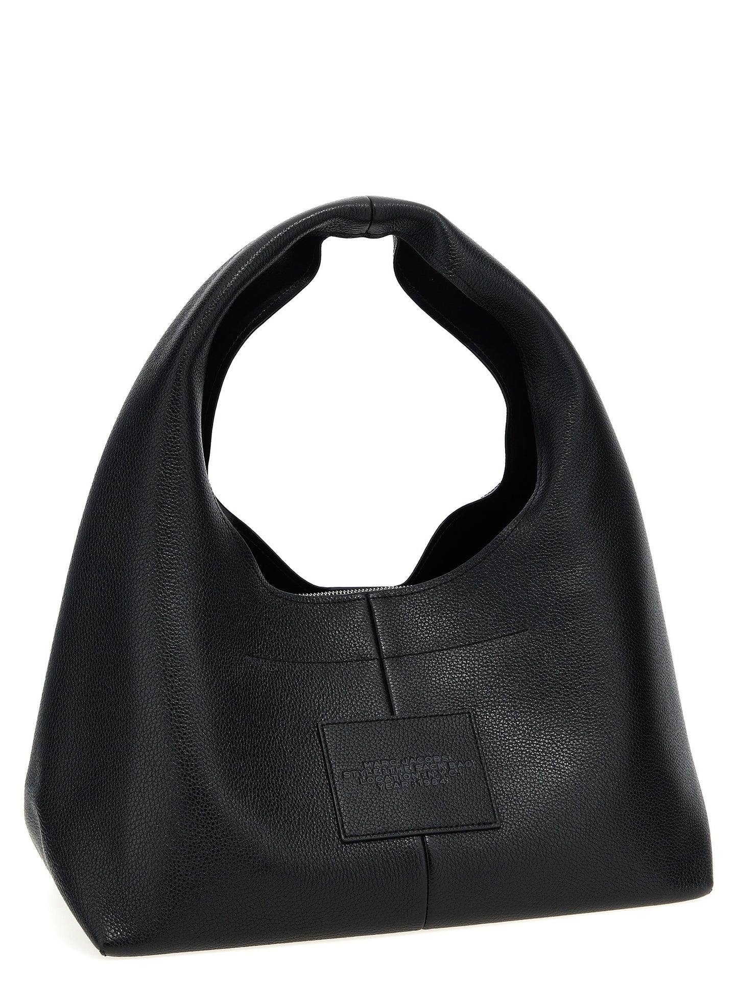 Black Cowhide Shoulder Bag