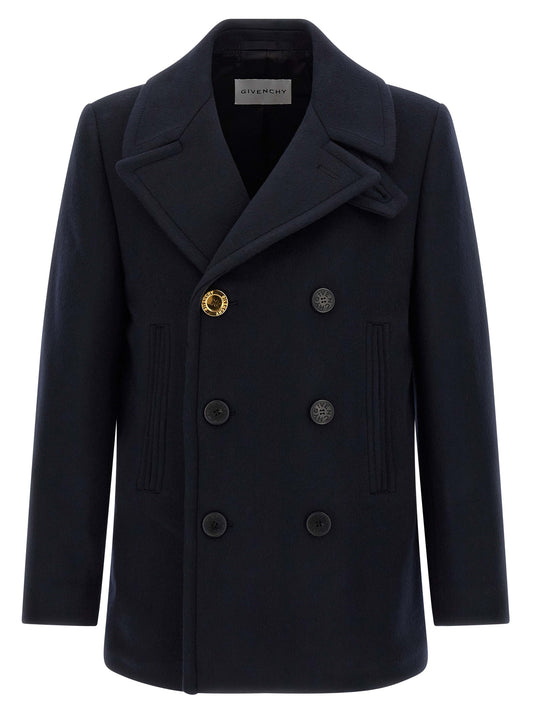 Blue Wool Coat