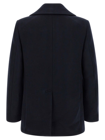 Blue Wool Coat