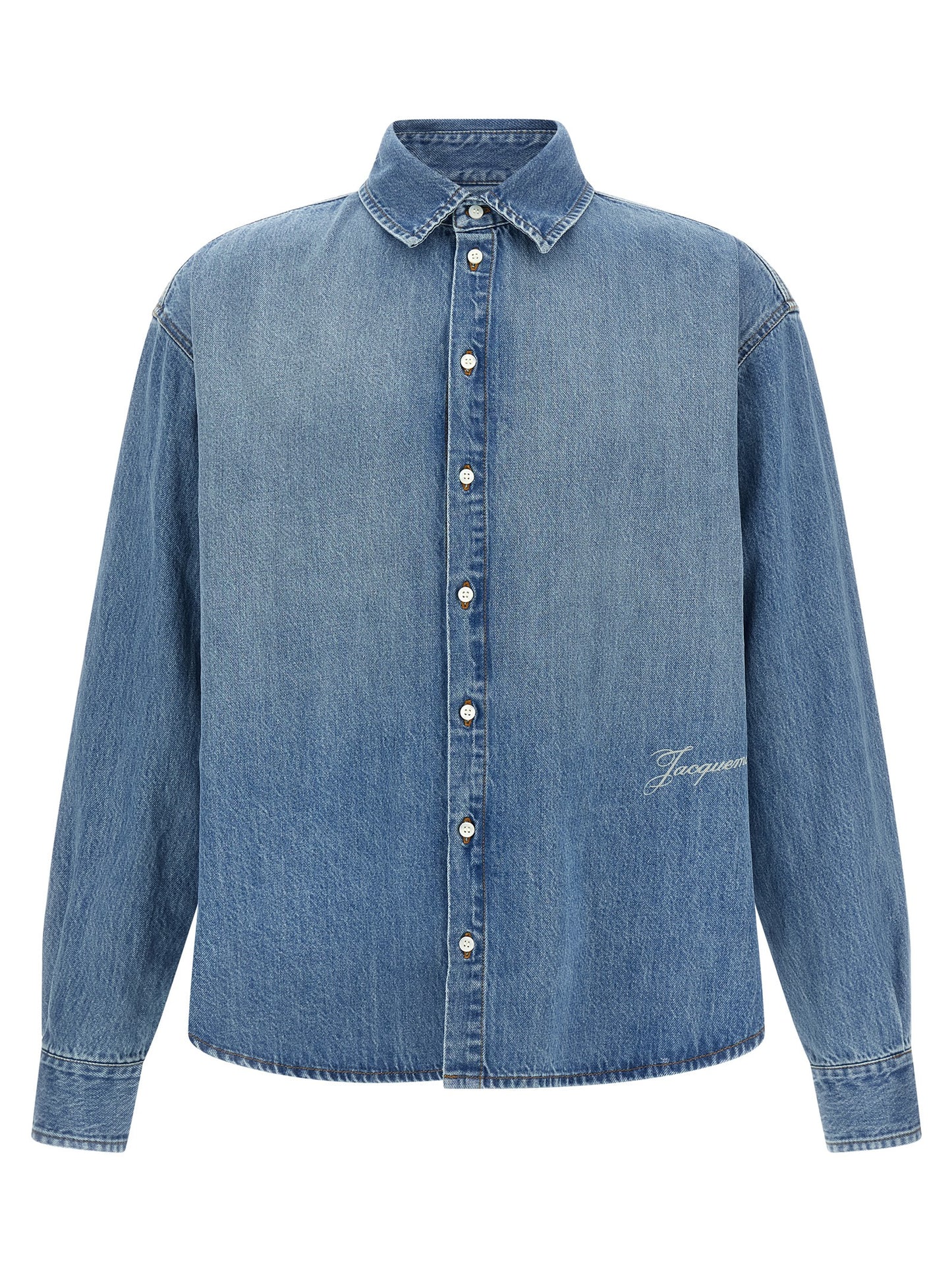 Blue Cotton Blouse