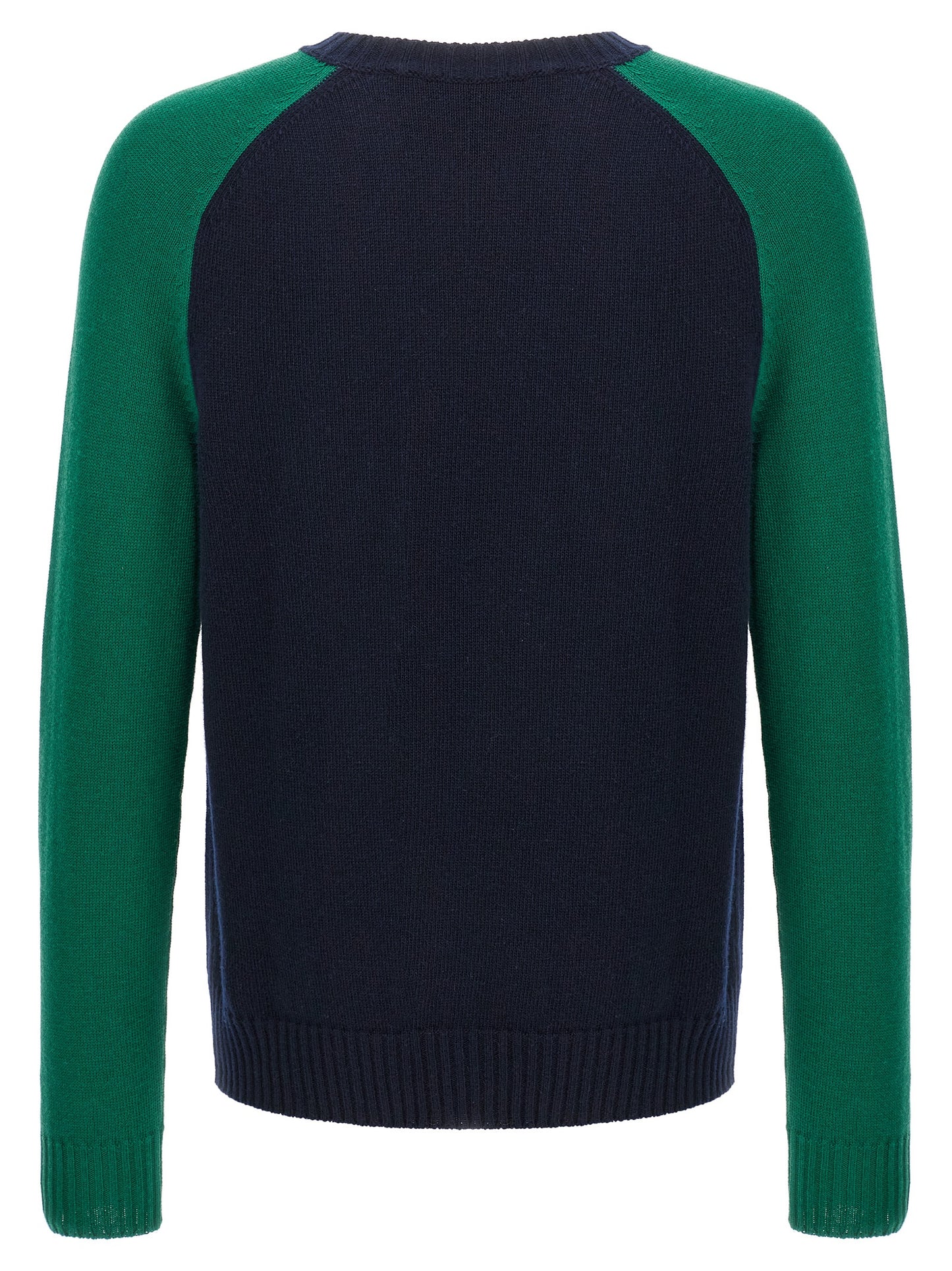 Blue Virgin Wool Cardigan