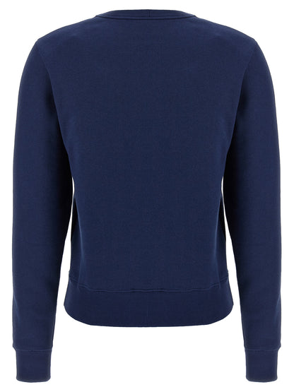 Blue Cotton Sweatshirt