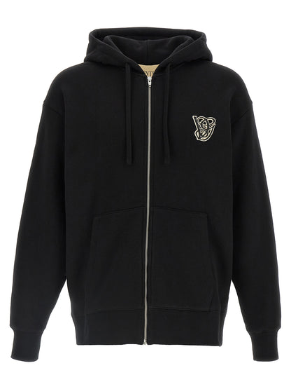 Black Cotton Sweatshirt