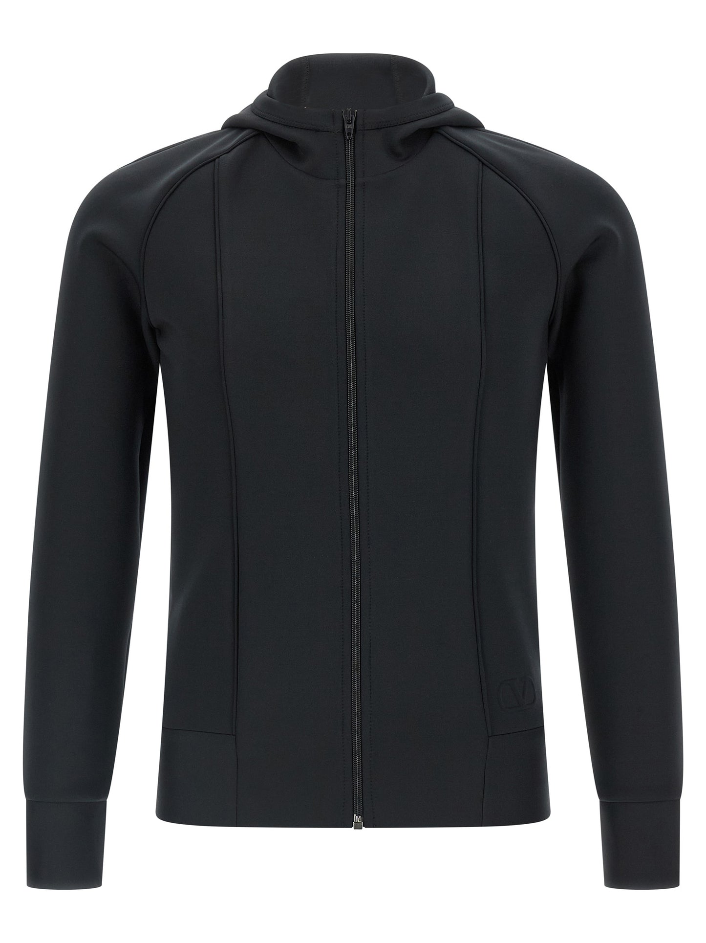 Black Polyester Sweatshirt
